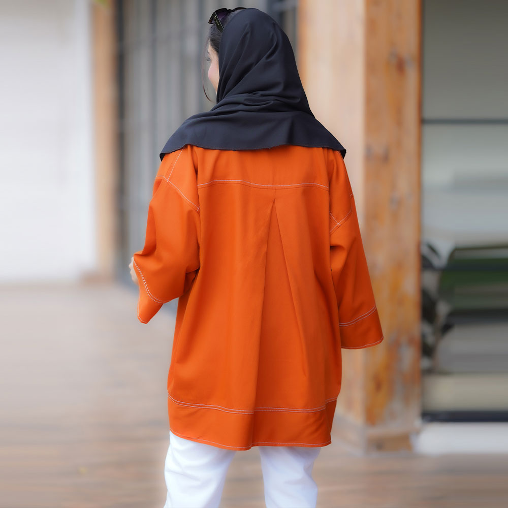 مانتو دانشجویی مدل orange