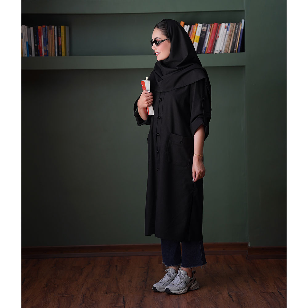 مانتو دانشجویی لینن مدل Two